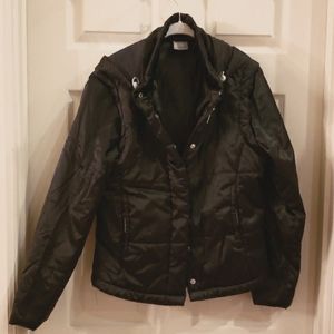 Nike Hooded Quilted Jacket/Vest with Removable Sleeves